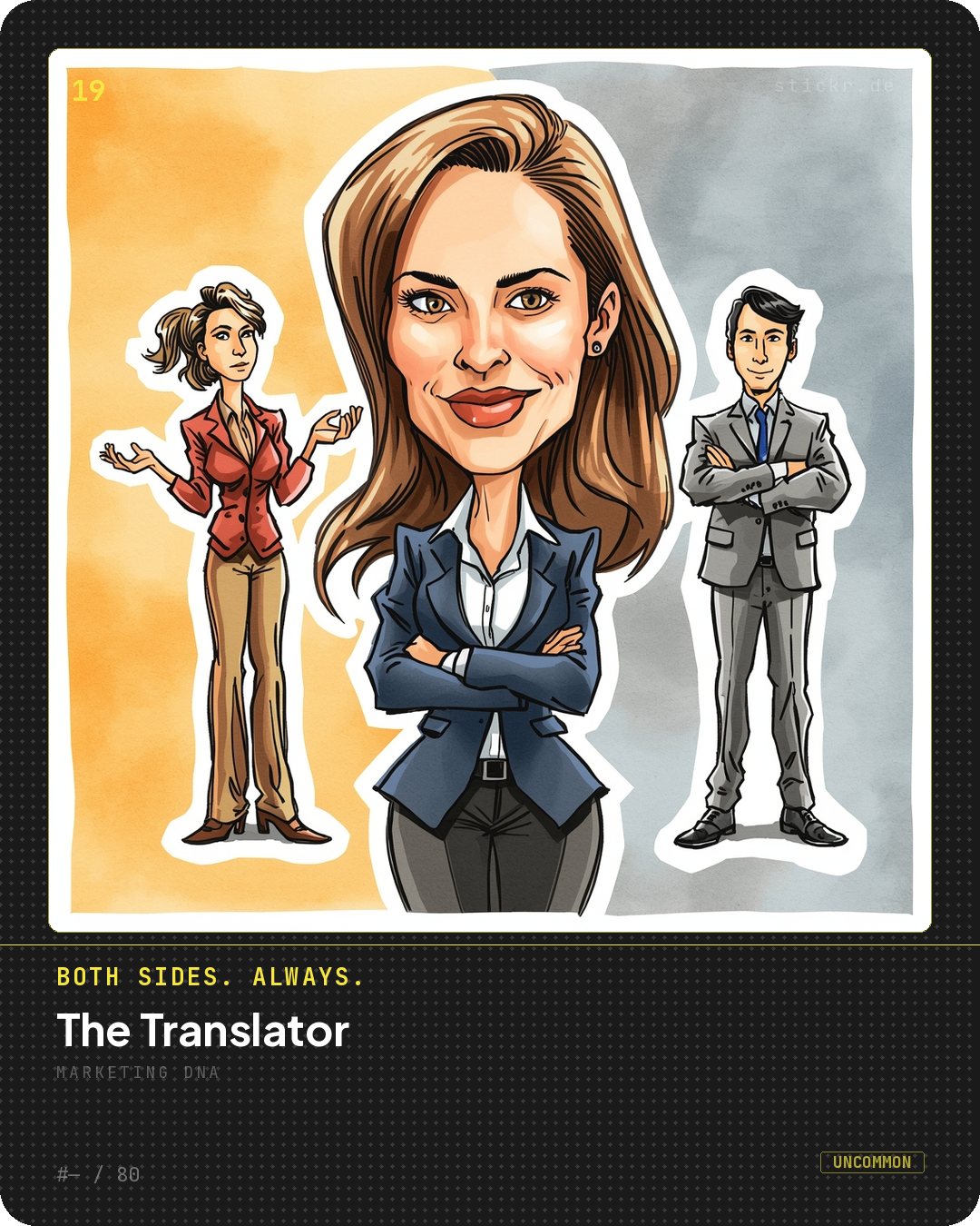 The Translator · Marketing DNA, uncommon